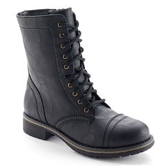 SO&reg; Women's Mid-Calf Lace-Up Boots