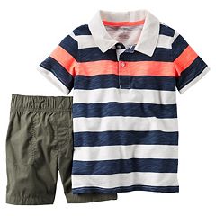 Baby Boy Carter's Polo Shirt & Shorts Set