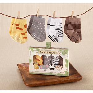 Baby Aspen Sock Safari Sock Gift Set - Baby