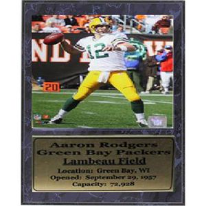 Green Bay Packers Aaron Rodgers Stat Plaque