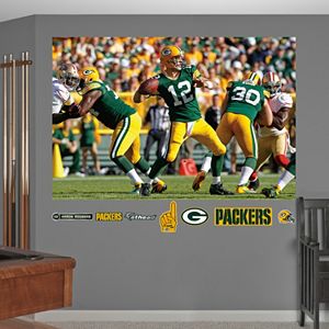 Fathead Green Bay Packers Aaron Rodgers 8-Piece Wall Decals