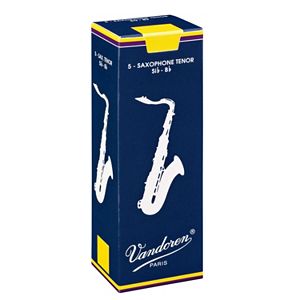 Vandoren Traditional 5-pk. Tenor Saxophone #2.5 Reeds