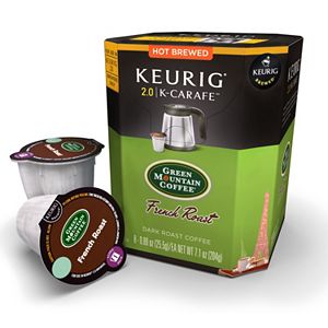 Keurig® K-Carafe™ Pod Green Mountain Coffee French Roast Dark Roast Coffee - 8-pk.