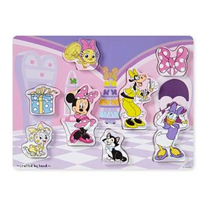 Disney Mickey Mouse & Friends Minnie Mouse Chunky Wooden Puzzle by Melissa & Doug