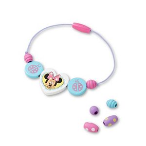 Disney Mickey Mouse & Friends Minnie Mouse Deluxe Wooden Bead Set by Melissa & Doug