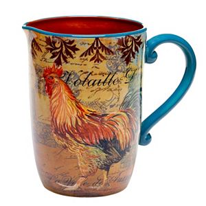 Certified International Rustic Rooster 3-qt. Pitcher