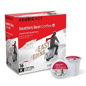 Keurig® K-Cup® Seattle's Best Coffee Signature Blend No. 3 Medium Roast Coffee - 16-pk.