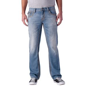 Men's Seven7 Thick Stitch Back Flap Straight Jeans