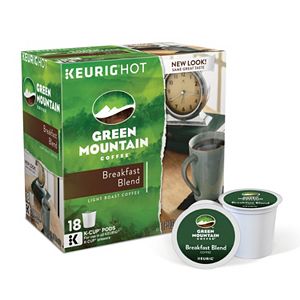 Keurig® K-Cup® Pod Green Mountain Coffee Breakfast Blend Coffee - 108-pk.