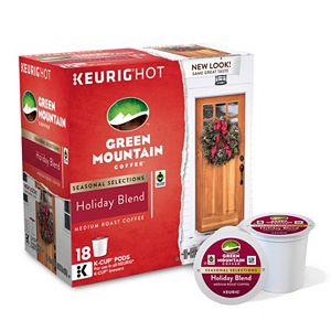 Keurig® K-Cup® Pod Green Mountain Coffee Holiday Blend Medium Roast Coffee - 18-pk.