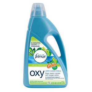 BISSELL Febreze Oxy Carpet Cleaning Formula with Gain Scent (60 Ounces)