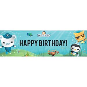 Octonauts Sea Life Happy Birthday Banner