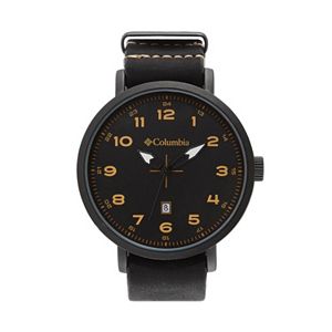 Columbia Men's Fieldmaster III Leather Watch