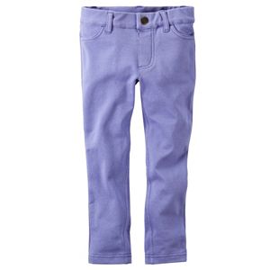 Baby Girl Carter's Purple French Terry Jeggings
