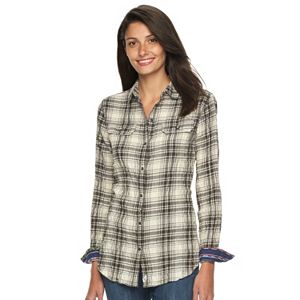 Women's Woolrich Malila Peak Crinkled Flannel Shirt