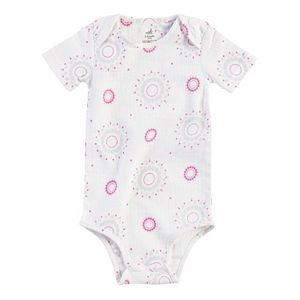 Baby Girl aden + anais Print Short-Sleeve Bodysuit!
