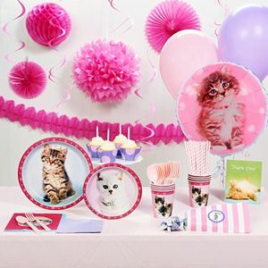 Rachaelhale Glamour Cats Super Deluxe Party Supplies for 16