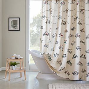 HipStyle Milo Bicycles Shower Curtain
