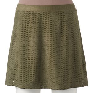Juniors' Candie's® Laser-Cut Skirt