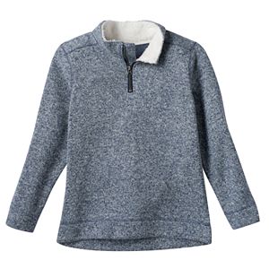 Boys 4-7x SONOMA Goods for Life™ Sherpa Collar Fleece-Lined Pullover Sweater
