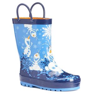 Western Chief Disney's Frozen Olaf Toddler Boys' Waterproof Rain Boots
