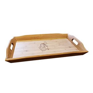 Cleveland Indians Bamboo Serving Tray