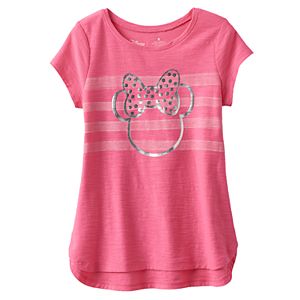 Disney's Minnie Mouse Girls 4-10 Foil Slubbed Tee by Jumping Beans®