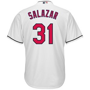 Men's Majestic Cleveland Indians Danny Salazar Cool Base Replica MLB Jersey