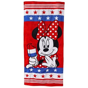 Disney\/Jumping Beans Minnie Americana Beach Towel
