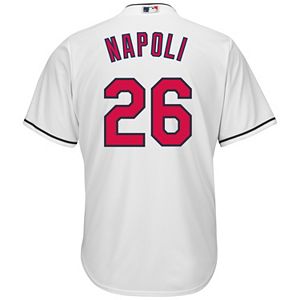 Men's Majestic Cleveland Indians Mike Napoli Cool Base Replica Jersey