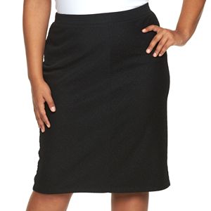 Plus Size Apt. 9® Ribbed Mitered Skirt
