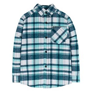 Boys 4-7 Hurley Plaid Button-Down Flannel Shirt