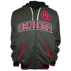 Men's Franchise Club Oklahoma Sooners Power Play Reversible Hooded Jacket
