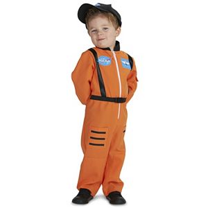 Toddler Orange Astronaut Suit Costume