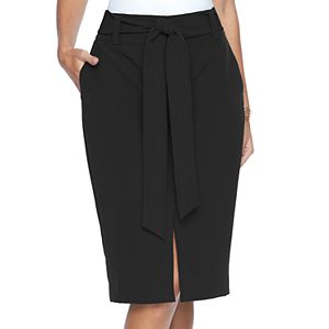 Women's Apt. 9® Tie-Front Midi Skirt