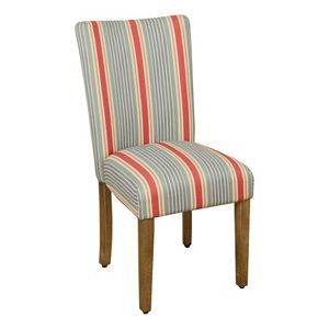 HomePop Striped Parson Dining Chair