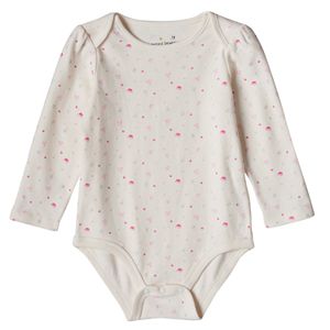 Baby Girl Jumping Beans® Glittery Print Bodysuit