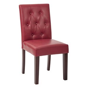 OSP Designs Button-Tufted Dining Chair