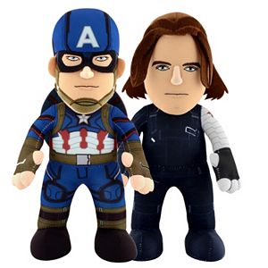 Marvel Captain America: Civil War Captain America & Winter Soldier 10-in. Dynamic Duo Set by Bleacher Creatures