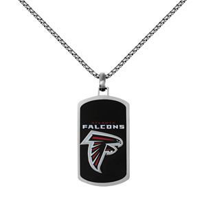 Men's Stainless Steel Atlanta Falcons Dog Tag Necklace