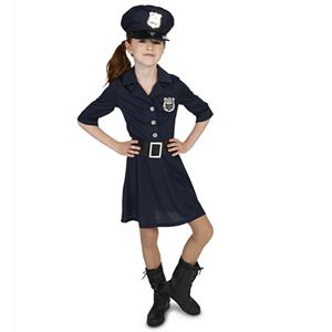 Kids Police Officer Girl Costume