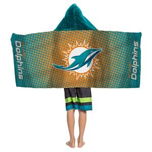 Youth Miami Dolphins Hooded Beach Towel