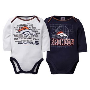 Baby Denver Broncos 2-Pack Bodysuits