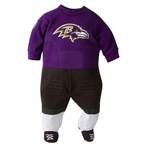 Baby Baltimore Ravens Team Uniform Footed Sleep & Play