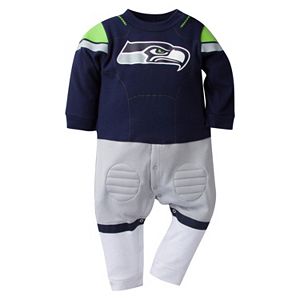 Baby Seattle Seahawks Team Uniform Coverall