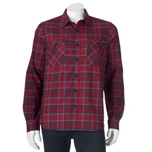 Men's ZeroXposur Classic-Fit Plaid Performance Flannel Button-Down Shirt