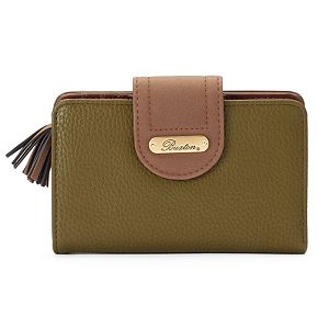 Buxton Touch of Suede Tab Wallet