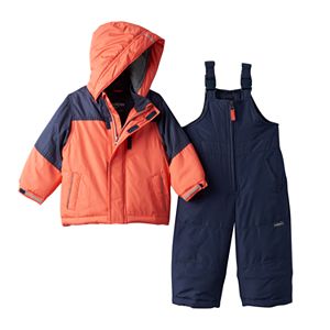 Baby Boy OshKosh B'gosh® Heavyweight Fleece-Lined Jacket & Bib Snow Pants Snowsuit Set