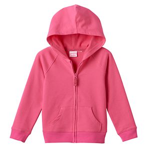 Girls 4-10 Jumping Beans® Solid Zip-Front Hoodie