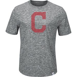Men's Majestic Cleveland Indians Fast Pitch Tee
